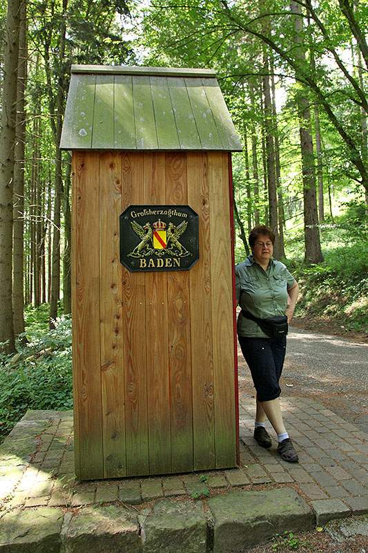 An der Badisch-Württembergischen Grenze