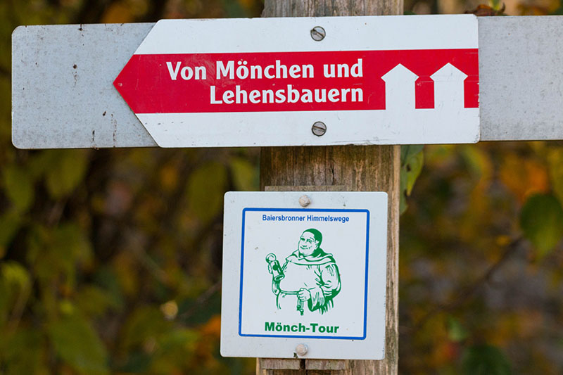 Kennzeichnung der Mönch-Tour