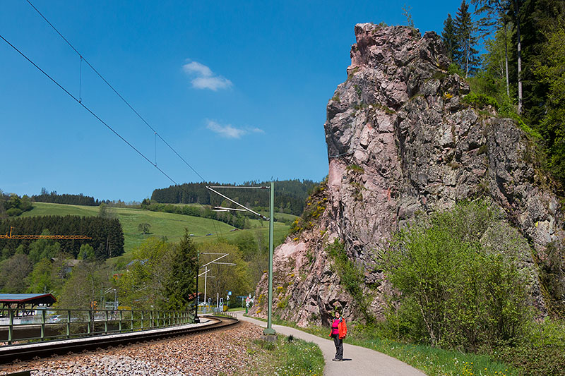 Kurz vor Schönmünzach, fast ist die Runde vollendet