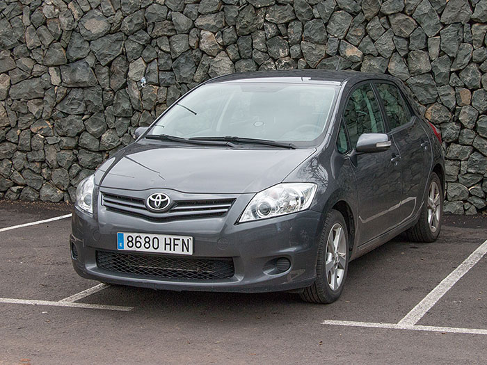 Teneriffa 2014: Mietwagen Toyota Auris