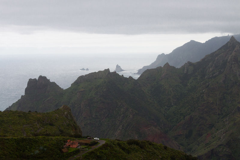 Ganz hinten erkannt man den Punta de los Roquetes