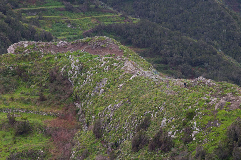 Auf dem Grat ist Gegenverkehr in Sicht