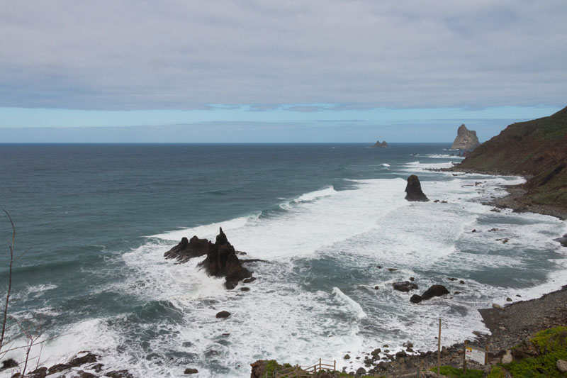 Nach dem Wandern sind wir zum Punta de los Roquetes gefahren