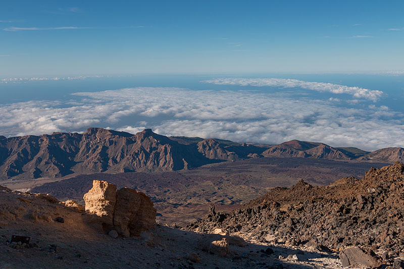 Vor uns La Cañada ...