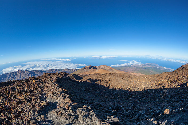 Der Pico Viejo in der Ferne ...