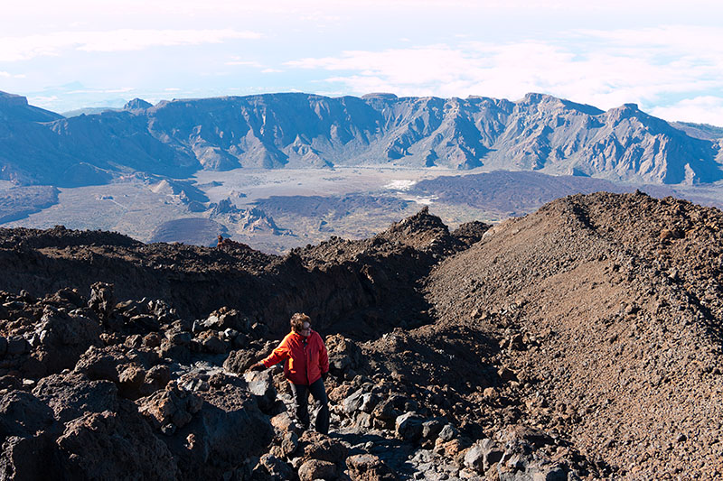Es ist nicht ganz einfach, auf den Wegen zu laufen