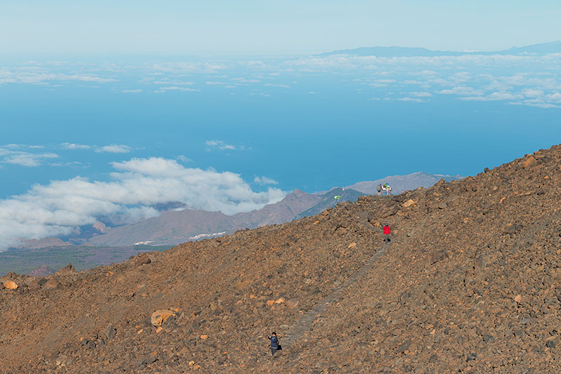 Hoch über den Wolken