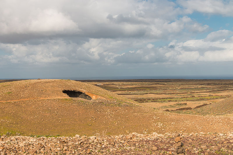 Eine natürlich Lavahöhle