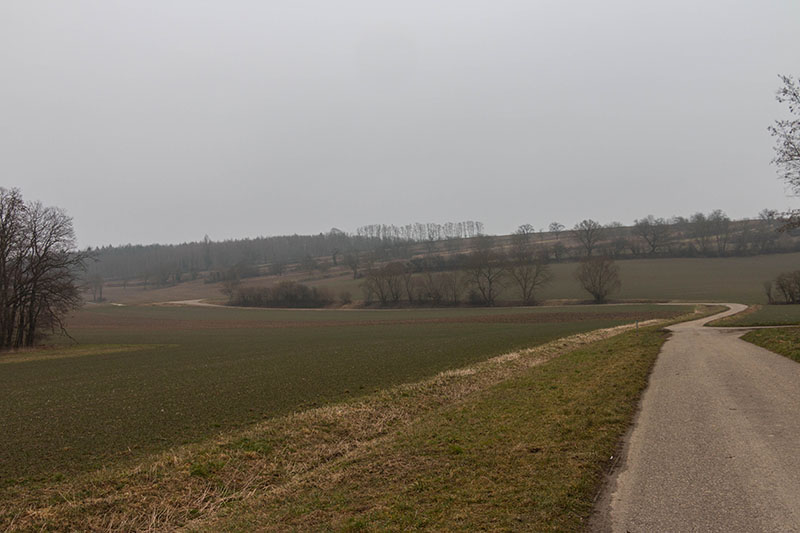 Die Aussicht kann man heute nicht wirklich genießen ...