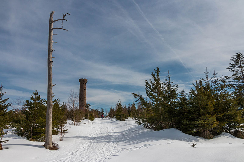 Der Bismarckturm in Reichweite