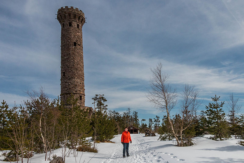Gleich steigen wir auf den Turm hinauf