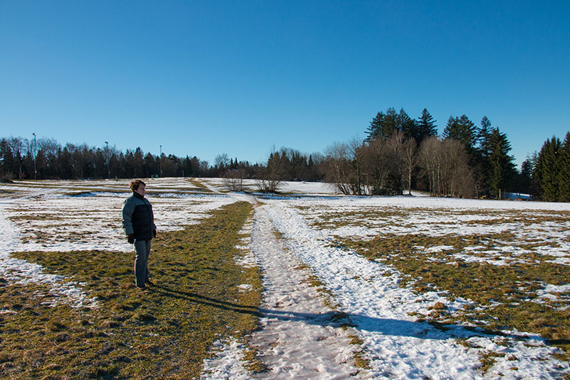 Die Wege sind ziemlich vereist