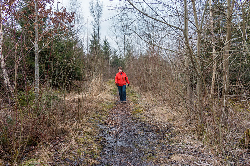 Schmutzige Schuhe waren bei der Wanderung inbegriffen