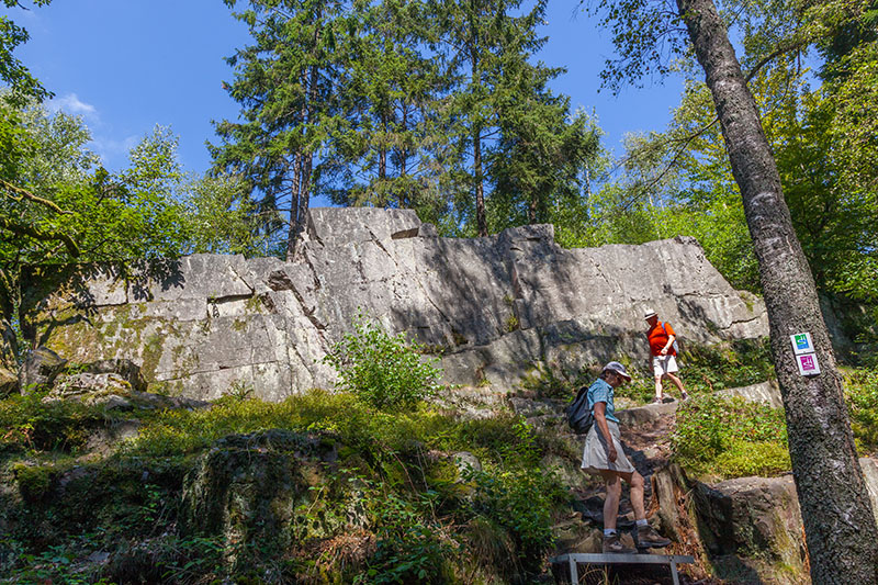 Am Bärenfelsen sind wir nicht alleine unterwegs