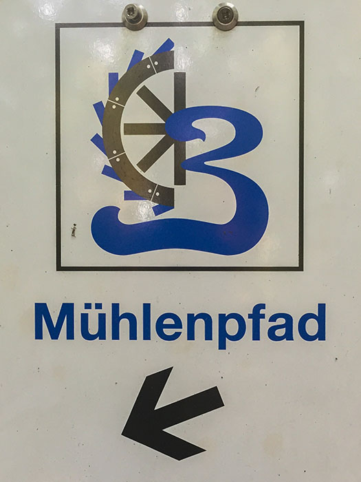 Auf dem Mühlenpfad bei Fürth (Saarland)