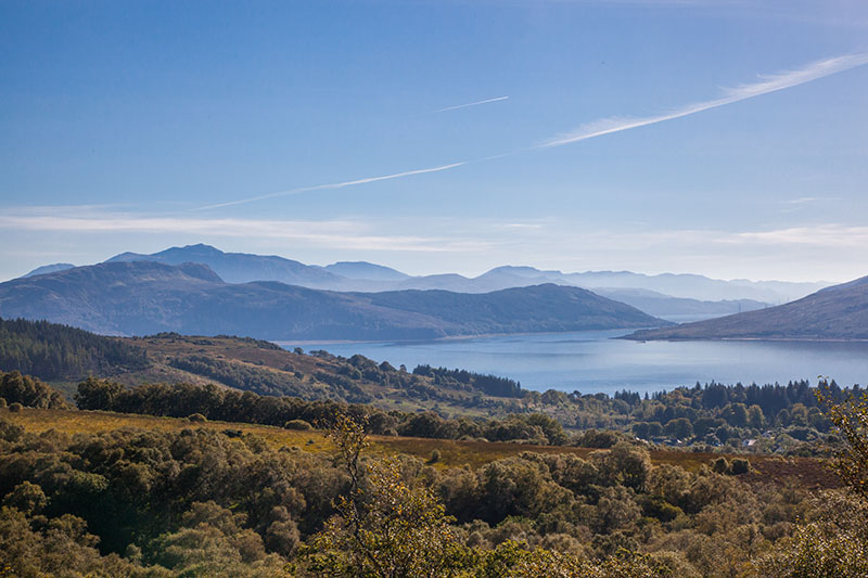 Blick auf den Loch Achaid