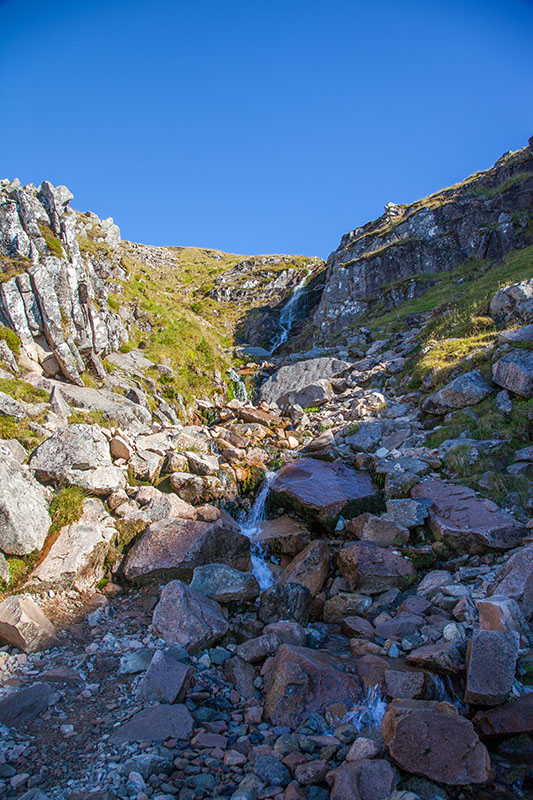 Der Wasserfall bringt Abkühlung
