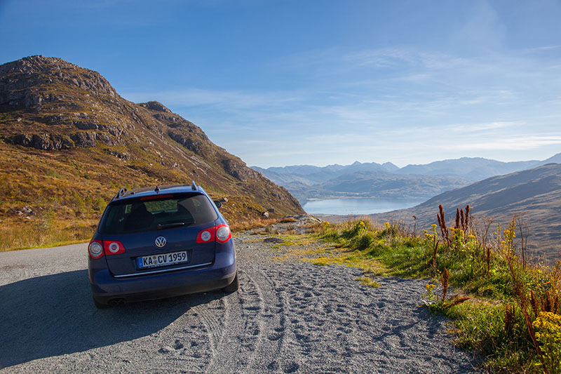 Die Straße nach Kylerhea ...