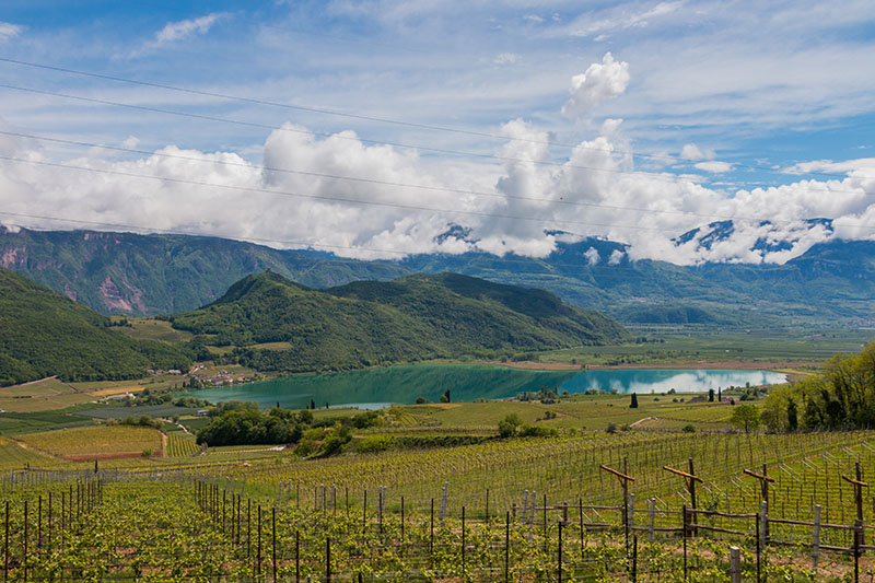 Blick auf den Kalterer See