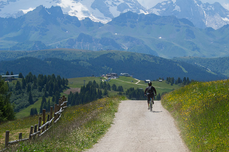 Letztes Jahr waren wir auch mit dem Mountainbike hier oben