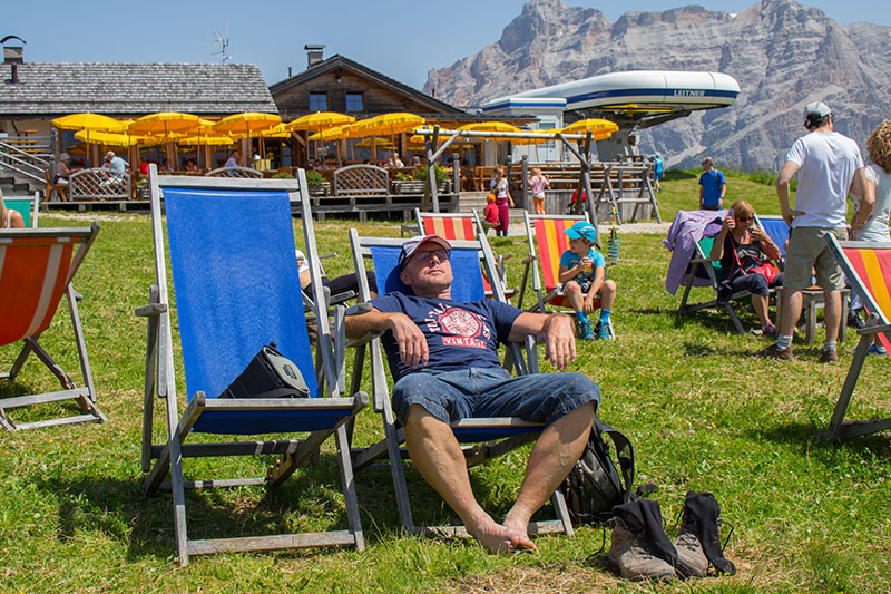 Da bleibt man besser im Liegestuhl ...
