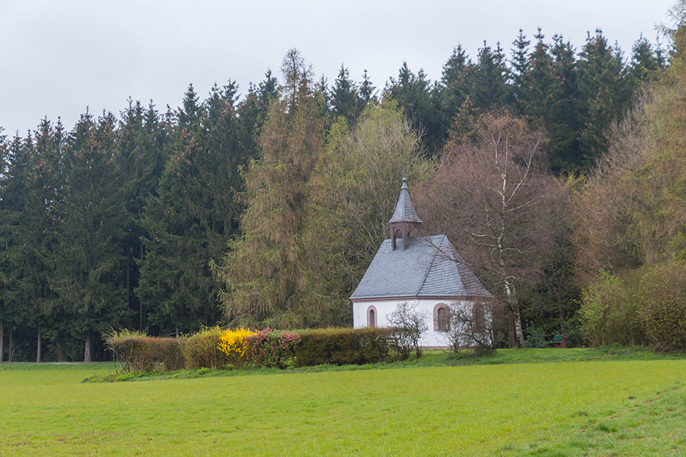 Wir machen Rast an der Peterkapelle