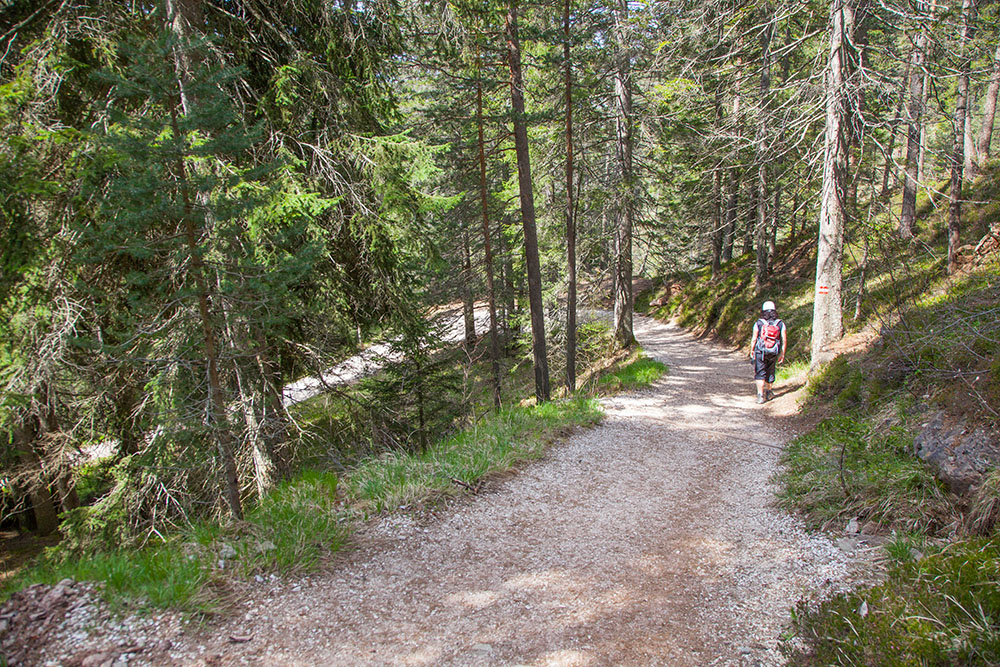 Und weiter bergab ...