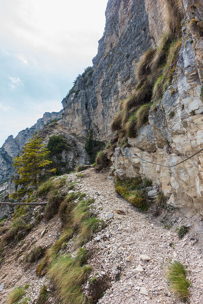 Weiter an der Wand entlang
