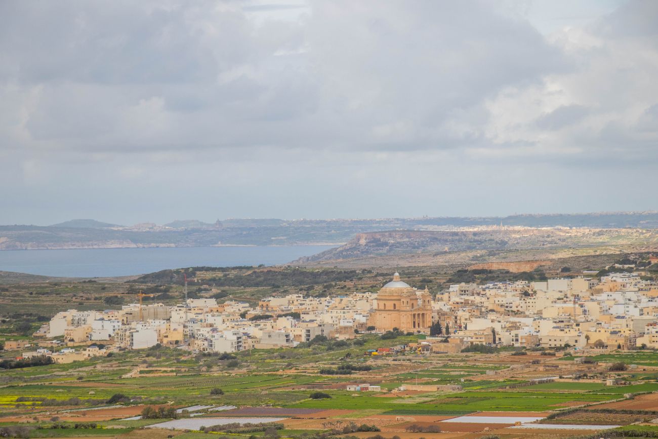 Blick auf Mosta 
