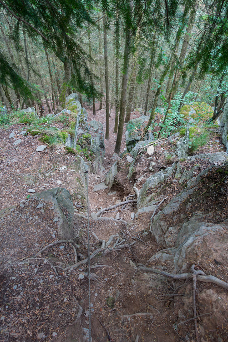 Blick zurück in die Tiefe 