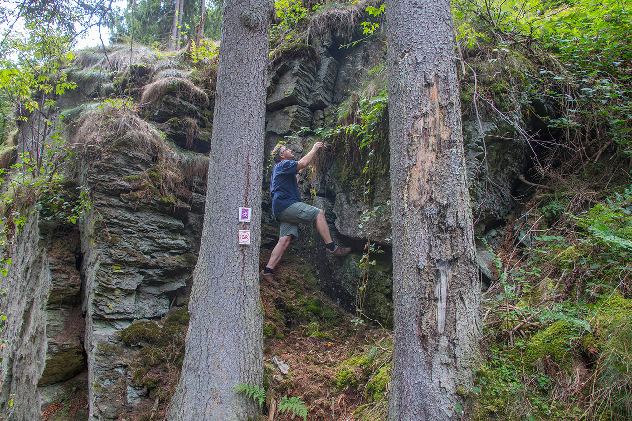 Zum Glück geht es dort nicht hinauf ;-) 