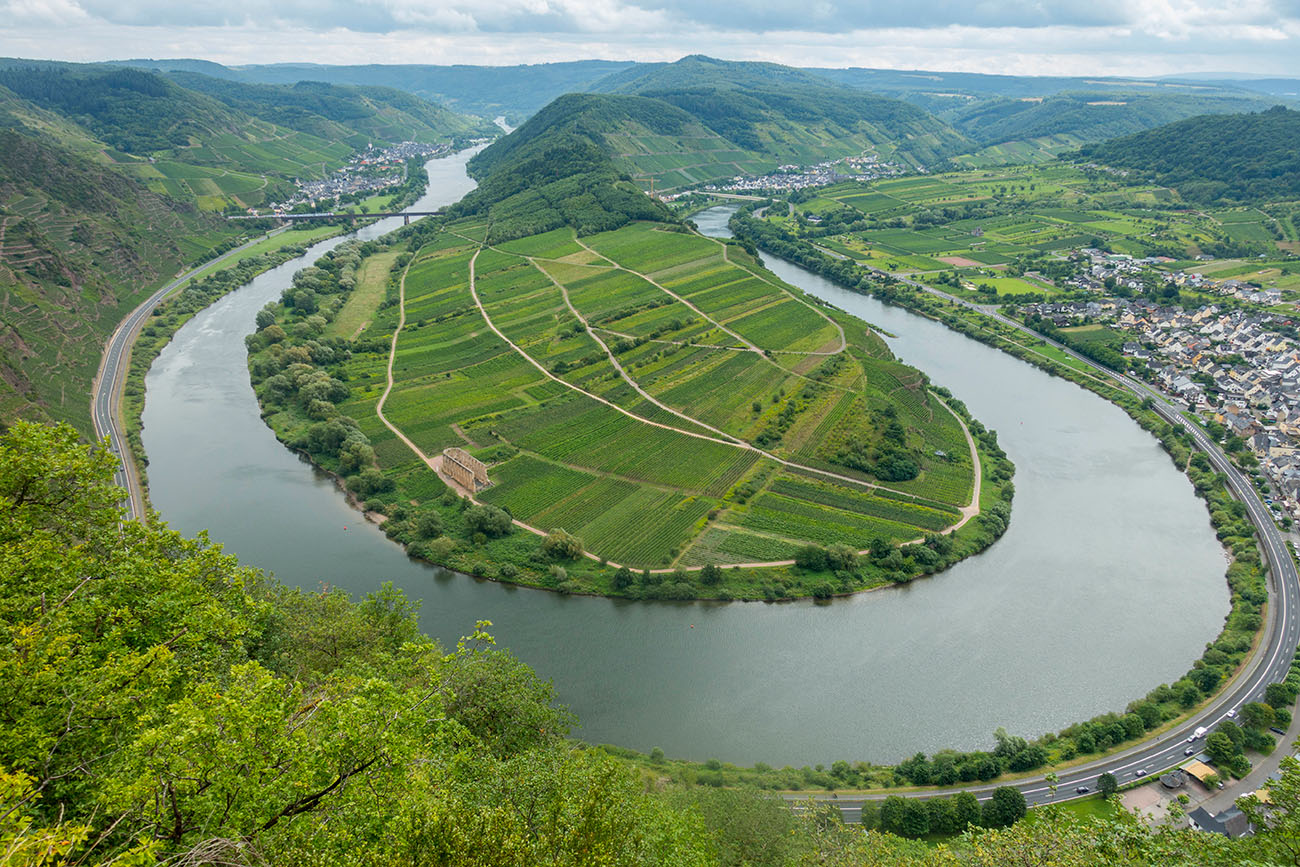 Nochmal die Moselschleife bei Bremm 