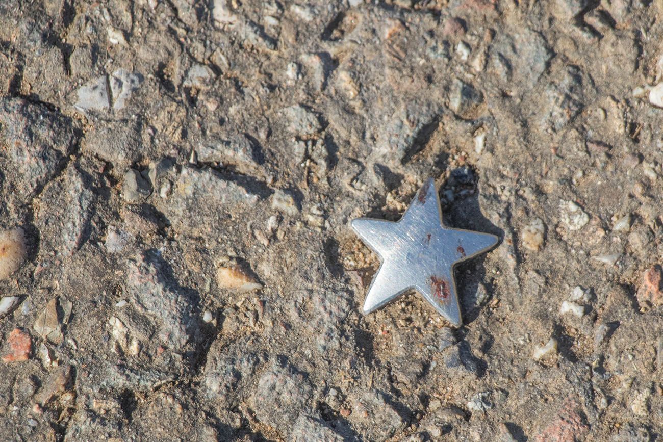 Die Sterne auf dem Weg führen zum ... 