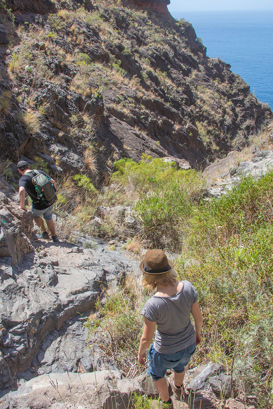 Nach etwas weiterer Kletterei ...