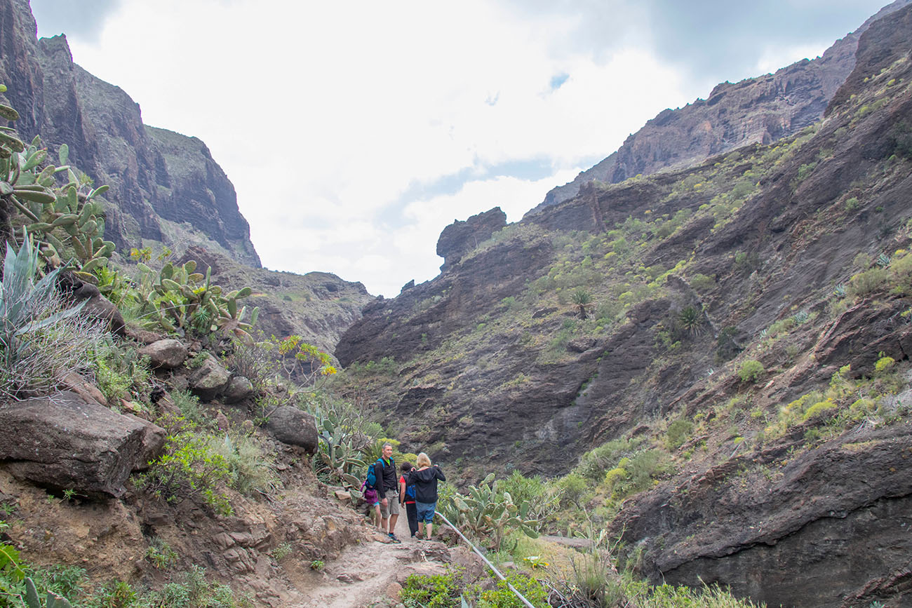 Und die Schlucht war auch ziemlich überlaufen 