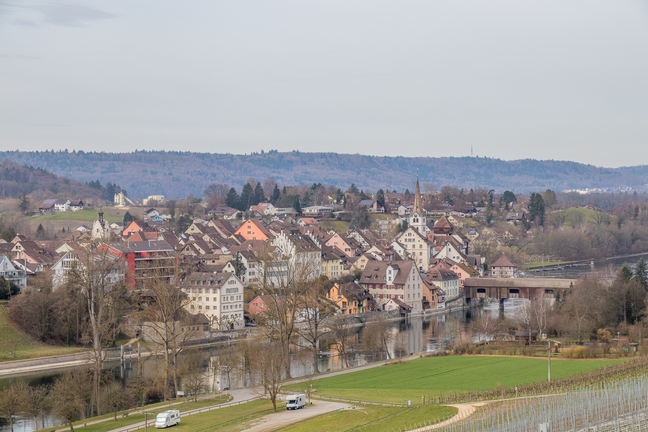 Blick auf das schweizerische Diessenhofen 