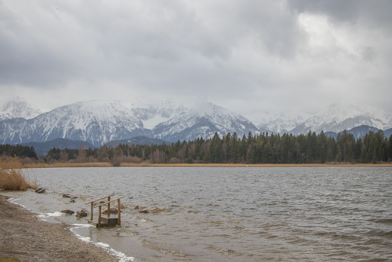 Es ist kälter als gestern und immer noch regnerisch :-(