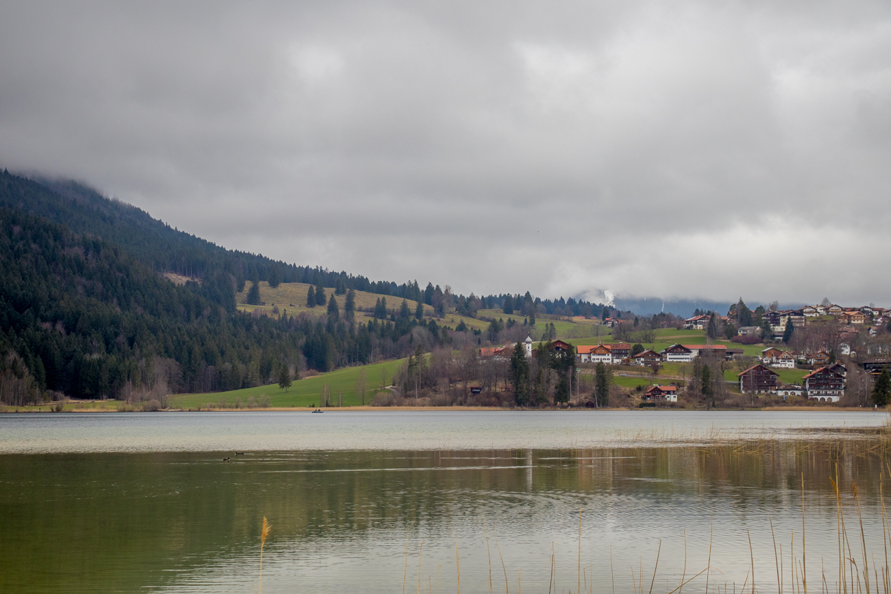 Das Wetter ist ziemlich trüb ... 