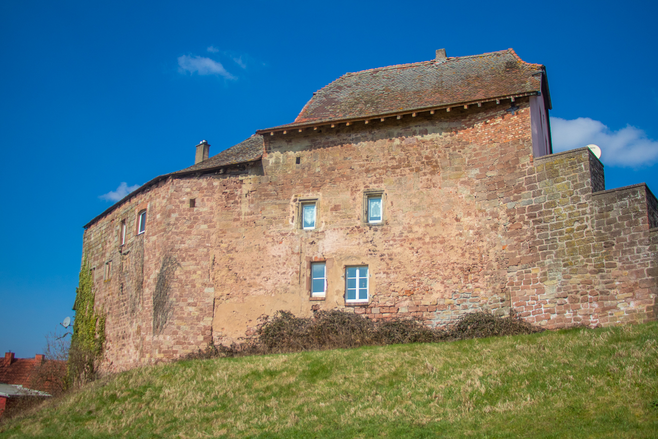 Haus an der alten Stadtmauer in Hornbach