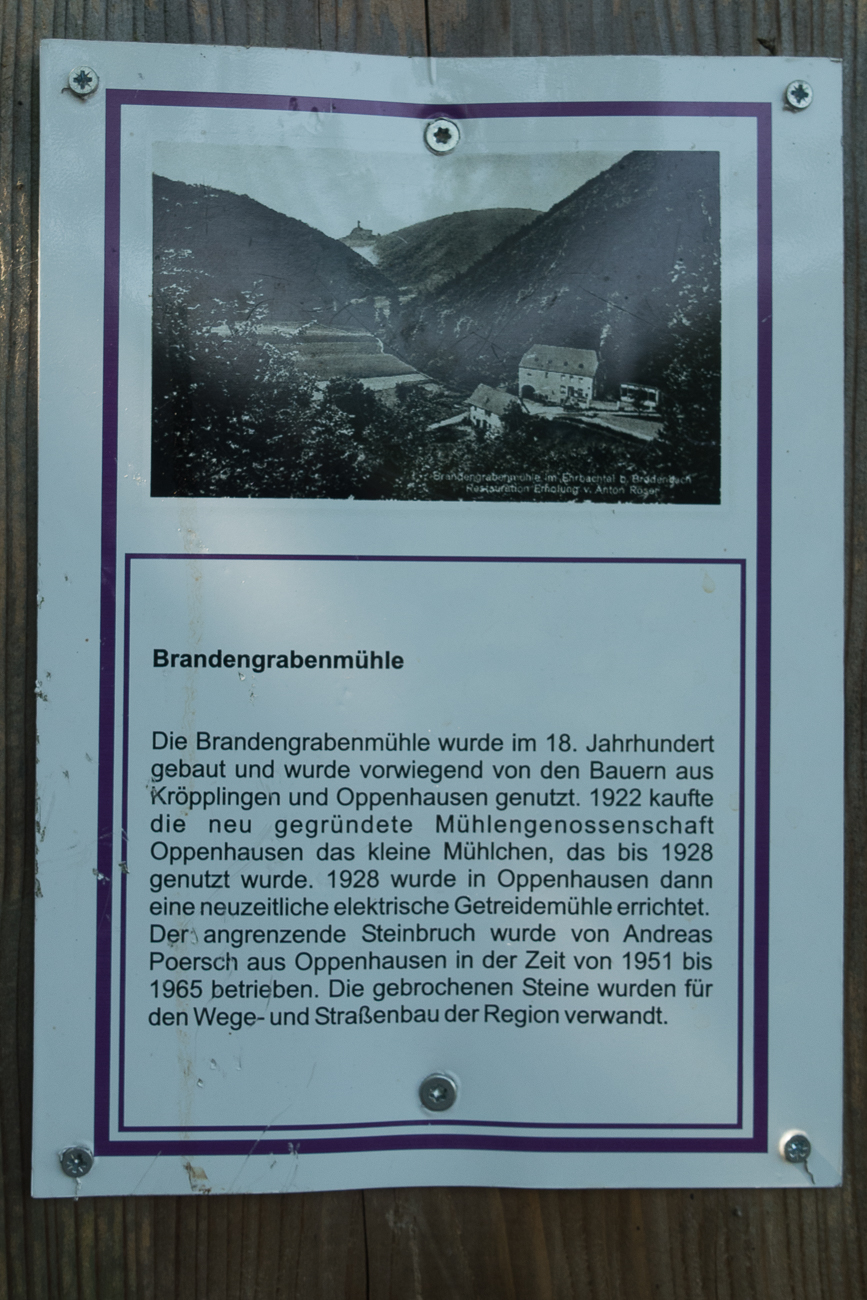 Erklärung zur Brandengrabenmühle
