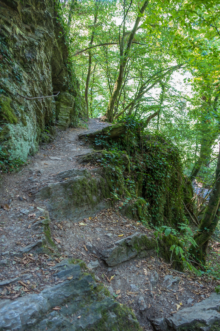 Wanderweg in der Klamm