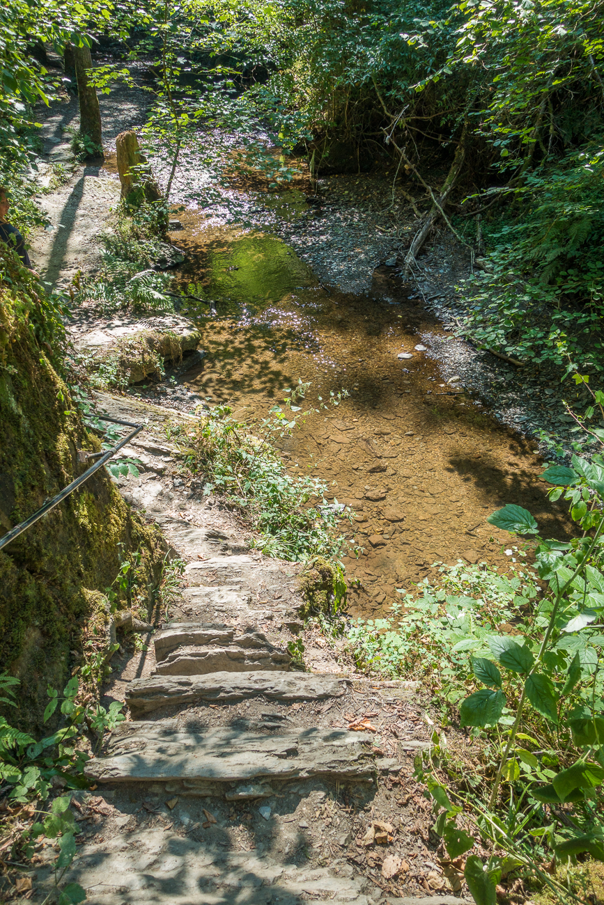 Wanderweg in der Klamm