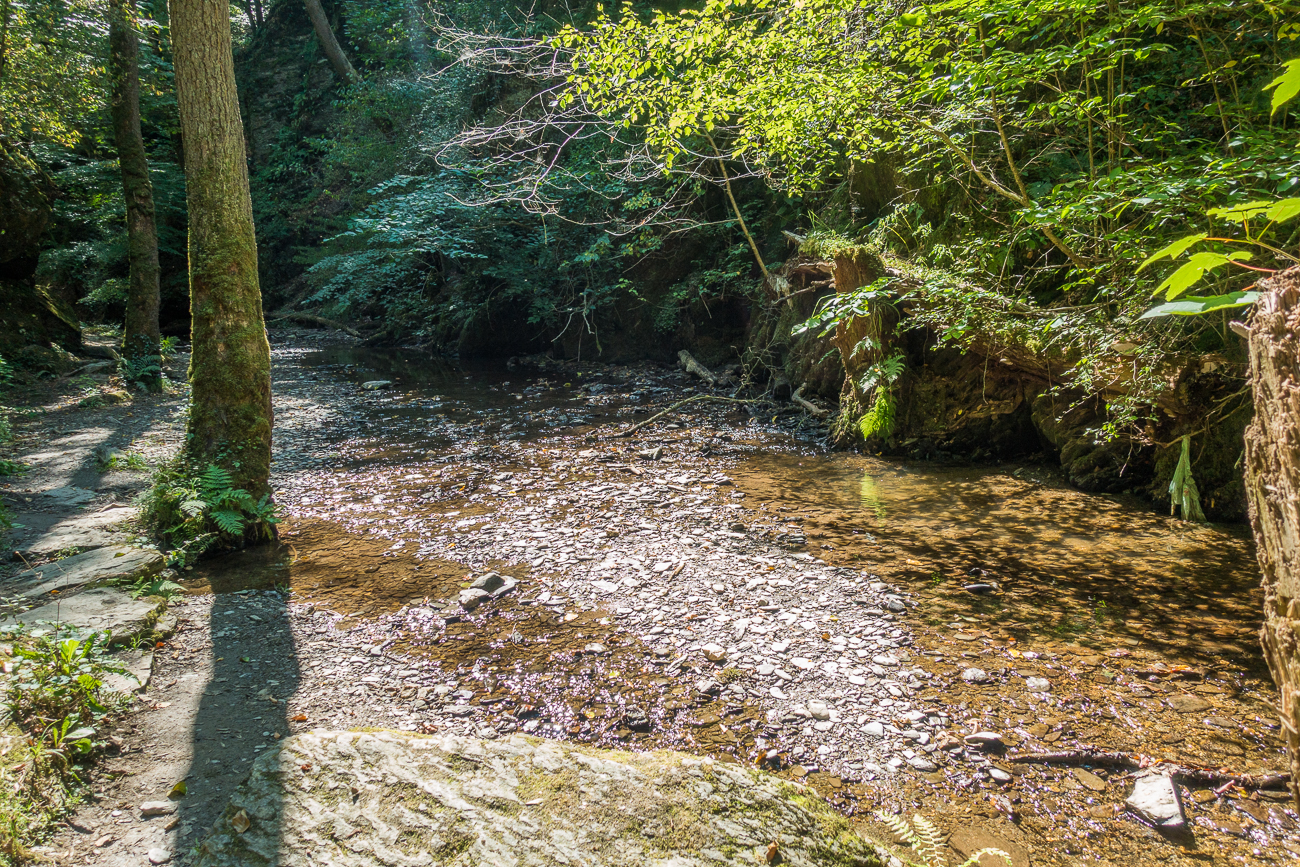Wanderweg in der Klamm