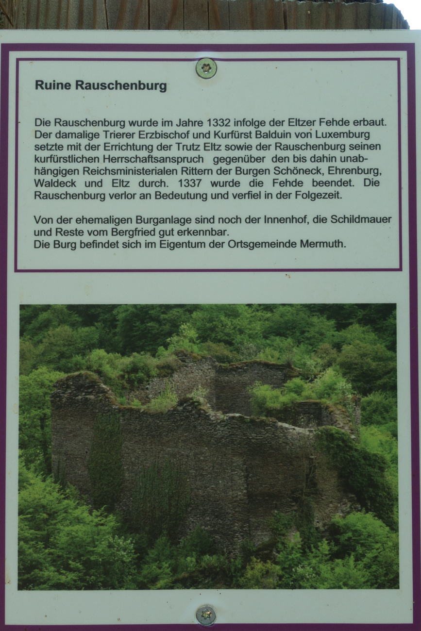 Ruine Rauschenburg ...