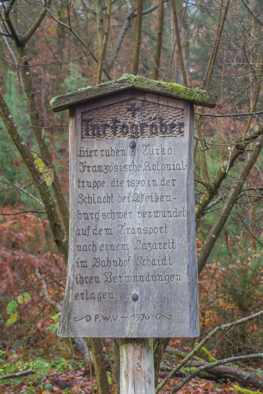 Kaum zu glauben, wieviel Kriege hier ihre Spuren hinterlassen haben