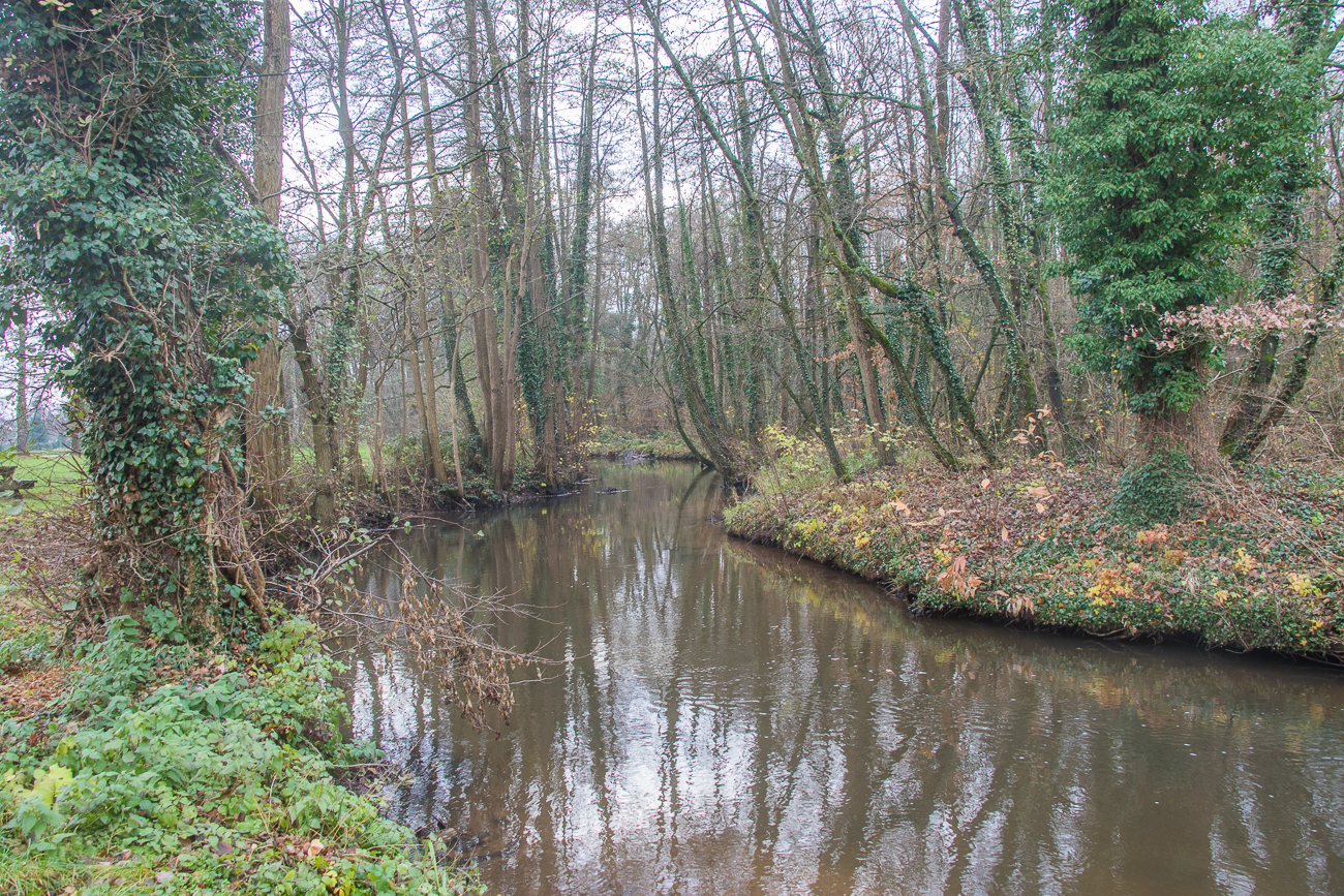 Die Lauter fließt durch den Ort