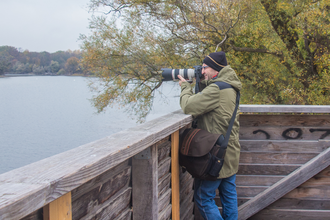 Trotz des trüben Wetters ...