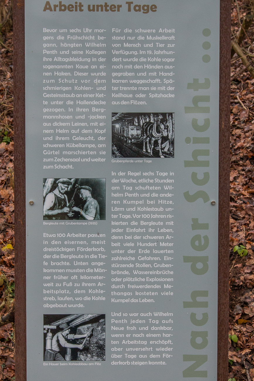 Schwere Arbeit unter Tage