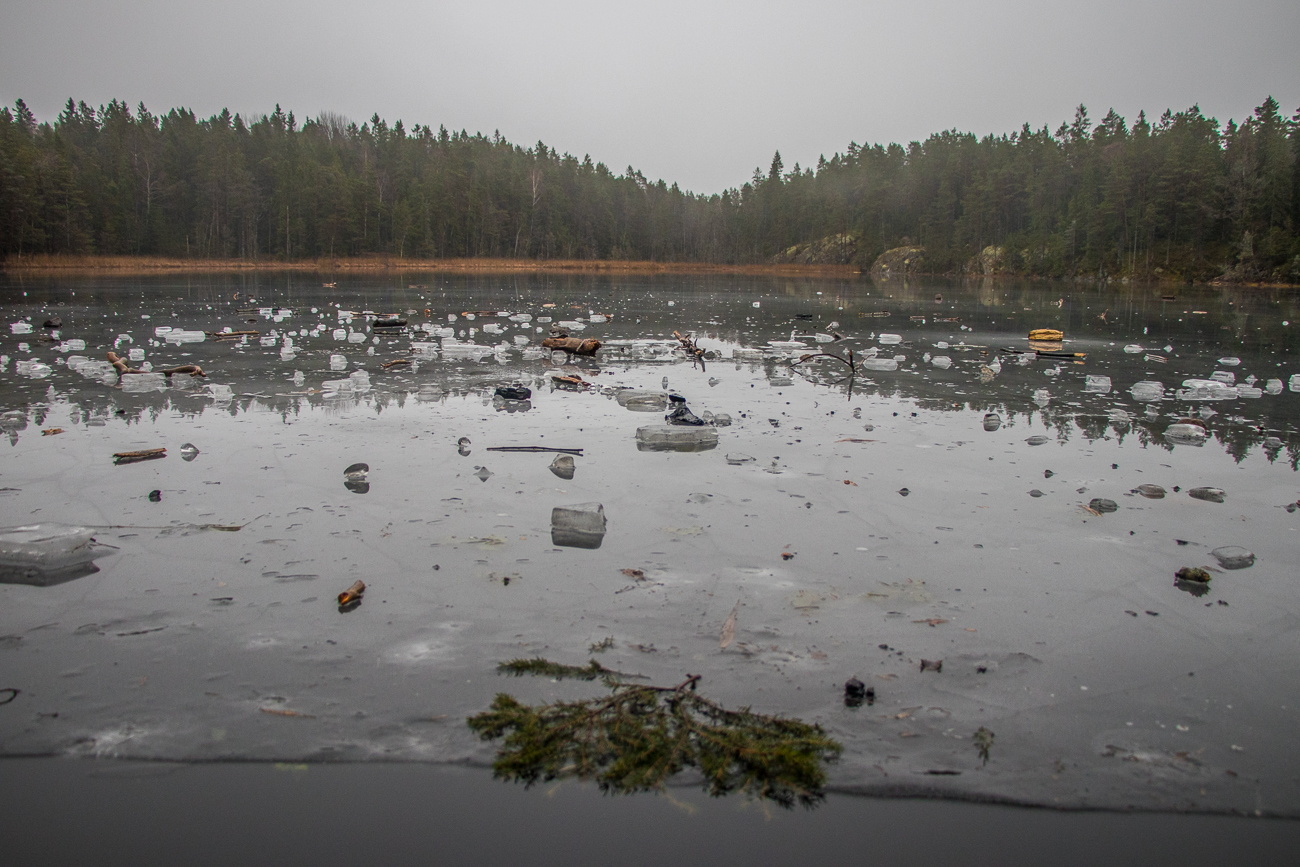 Viel Eis, kein Schnee, dafür Regen :-( 