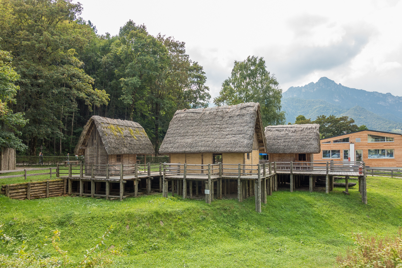 Bei Ausgrabungen entdeckt und als Museum wieder aufgebaut ...